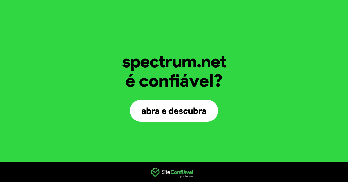 O site spectrum.net é confiável?