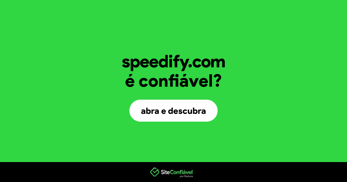 O site speedify.com é confiável?