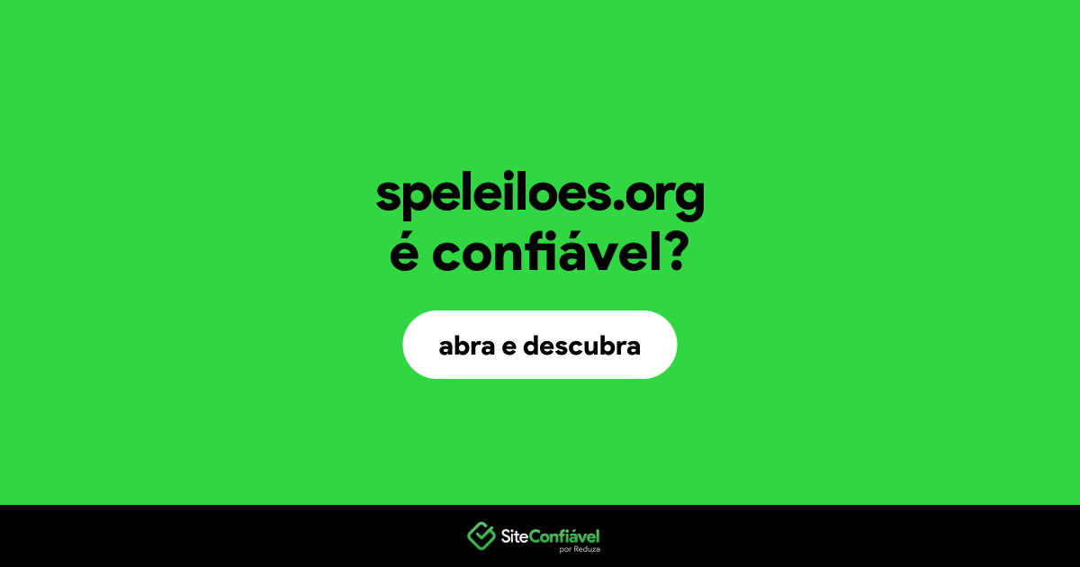O site speleiloes.org é confiável?