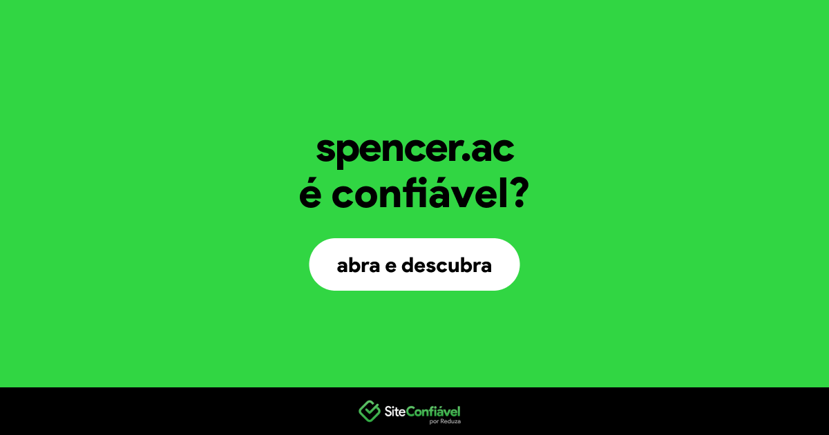 O site spencer.ac é confiável?