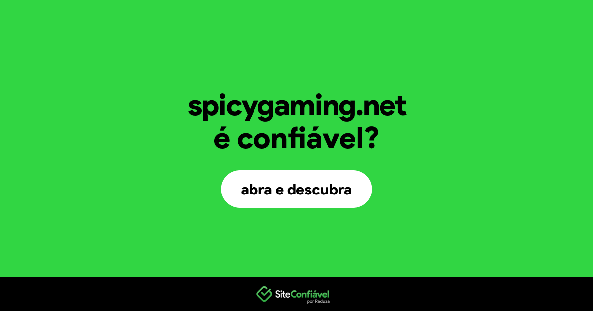 O site spicygaming.net é confiável?
