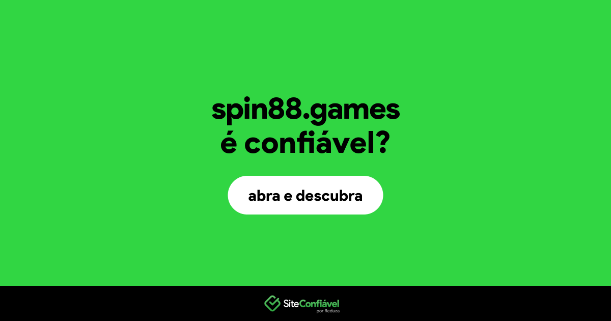 O site spin88.games é confiável?