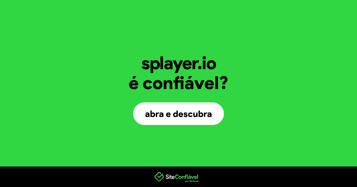 O site splayer.io é confiável?