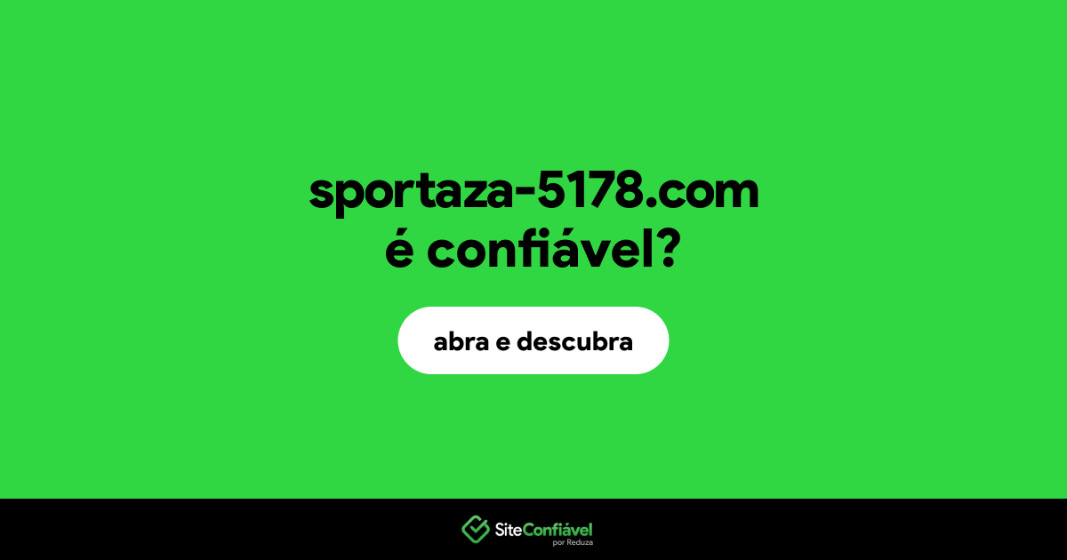 O site sportaza-5178.com é confiável?