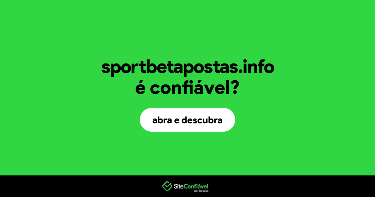 O site sportbetapostas.info é confiável?