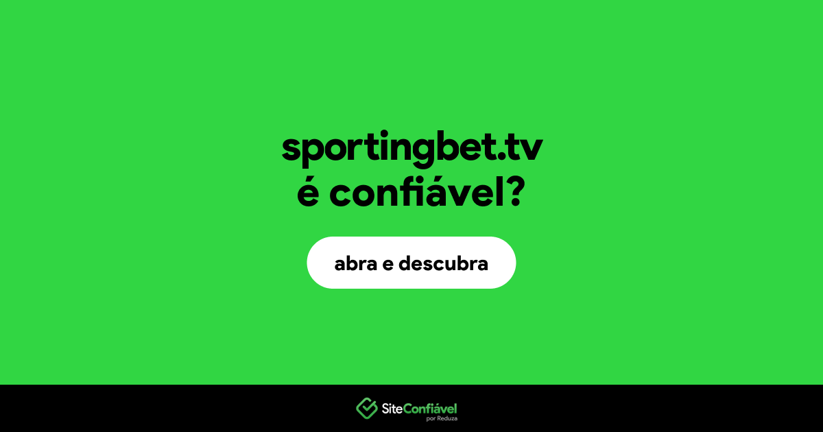 O site sportingbet.tv é confiável?