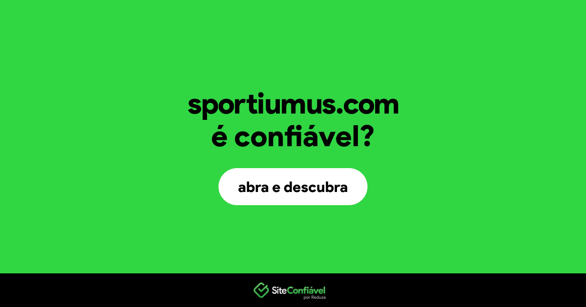 O site sportiumus.com é confiável?