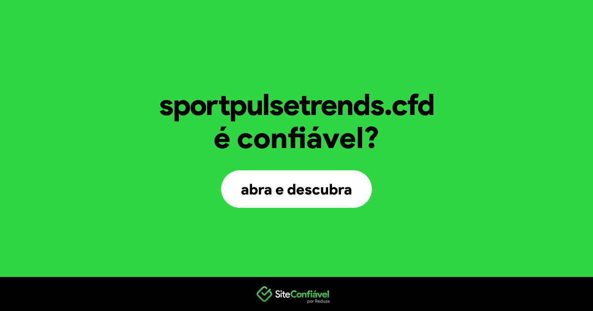 O site sportpulsetrends.cfd é confiável?