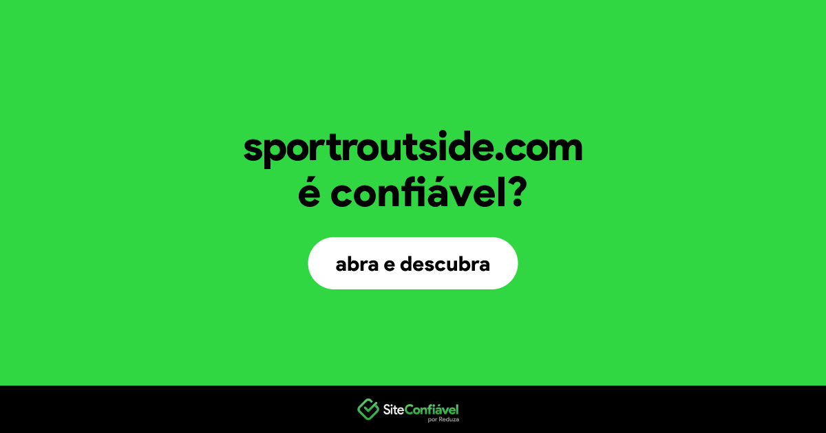 O site sportroutside.com é confiável?