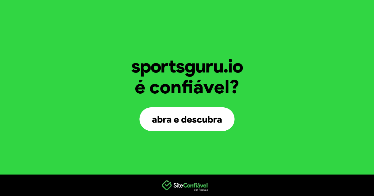 O site sportsguru.io é confiável?