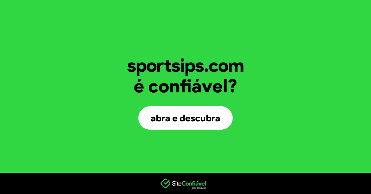 O site sportsips.com é confiável?