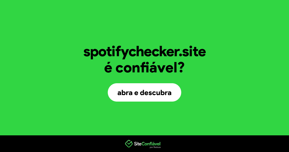 O site spotifychecker.site é confiável?