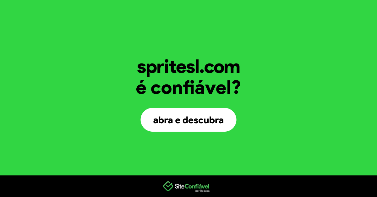 O site spritesl.com é confiável?