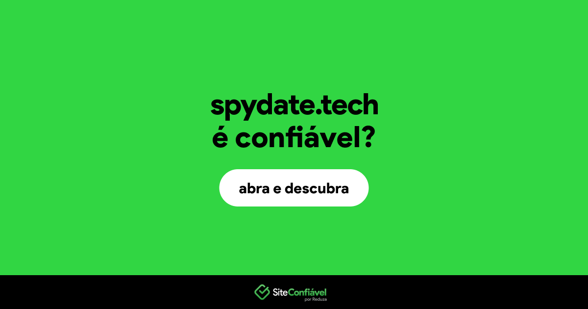 O site spydate.tech é confiável?