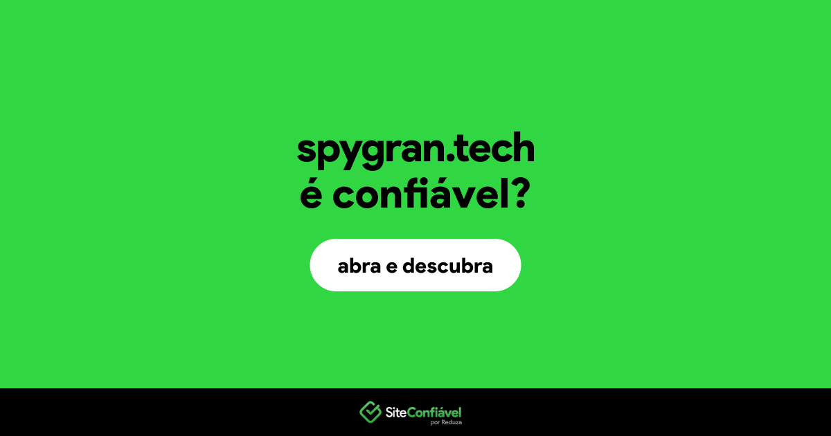 O site spygran.tech é confiável?