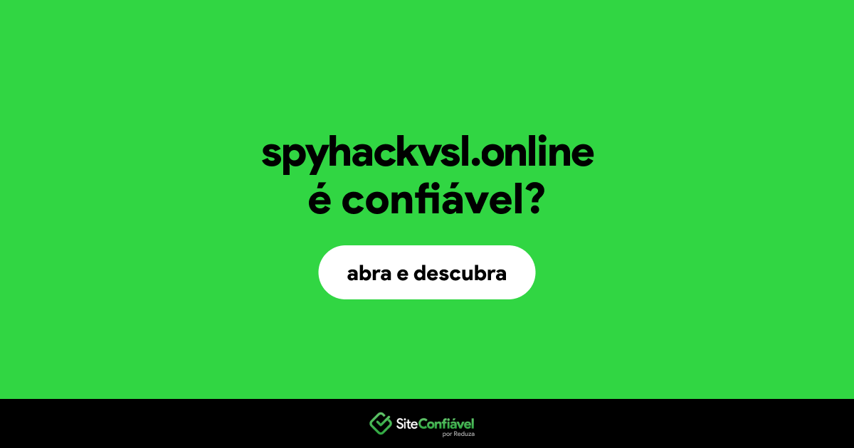O site spyhackvsl.online é confiável?