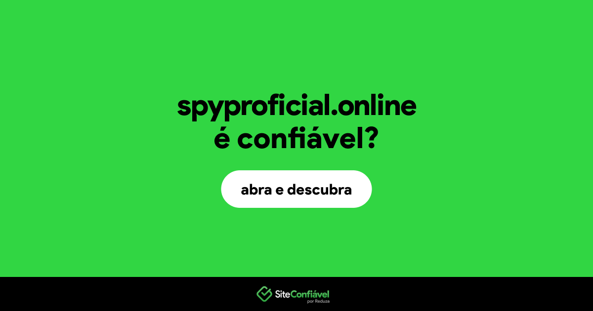 O site spyproficial.online é confiável?