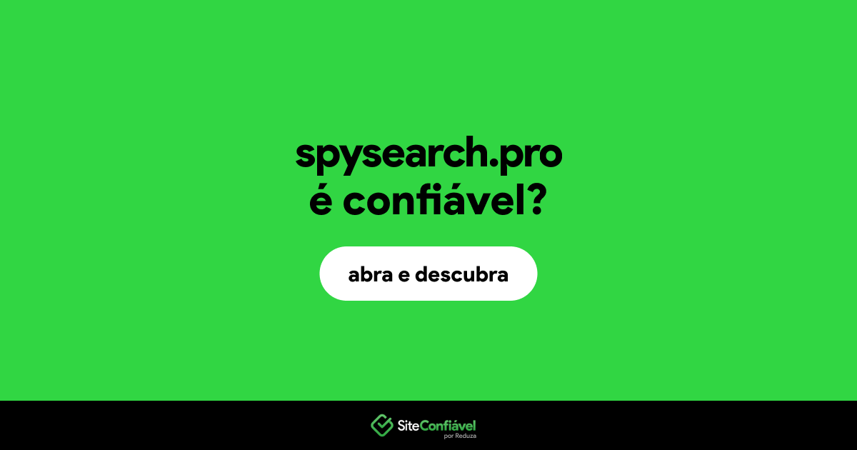 O site spysearch.pro é confiável?