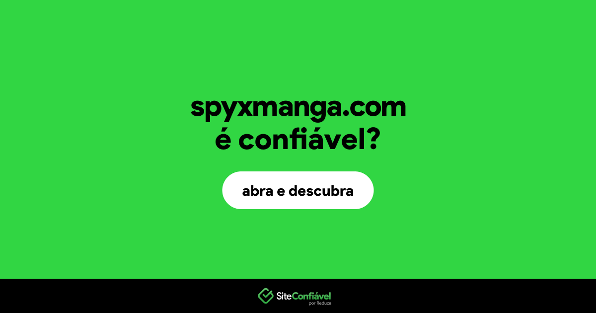 O site spyxmanga.com é confiável?
