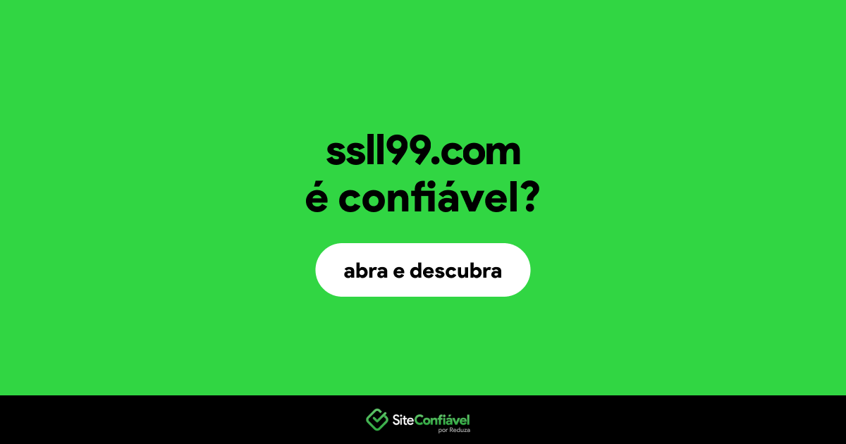 O site ssll99.com é confiável?