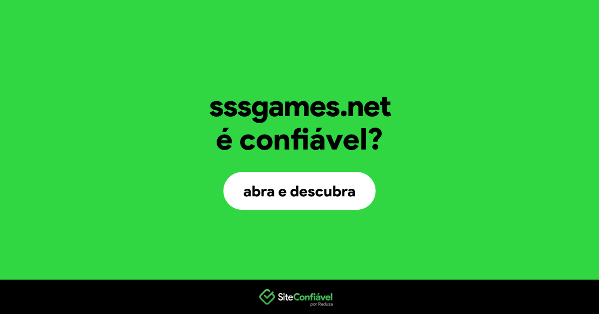 O site sssgames.net é confiável?
