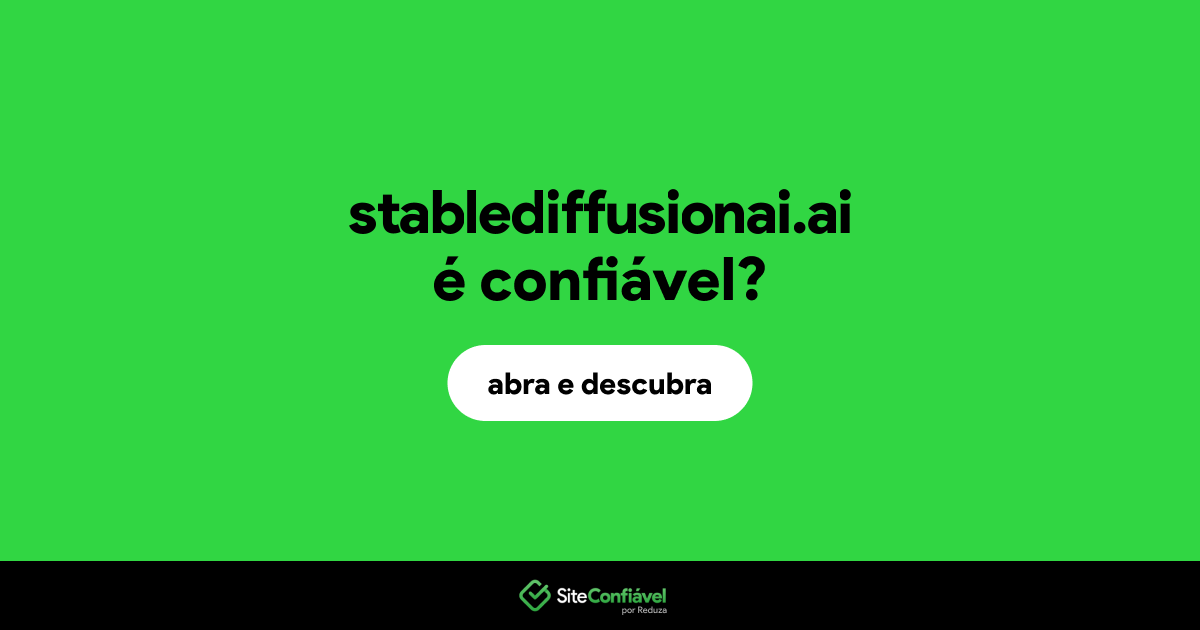 O site stablediffusionai.ai é confiável?
