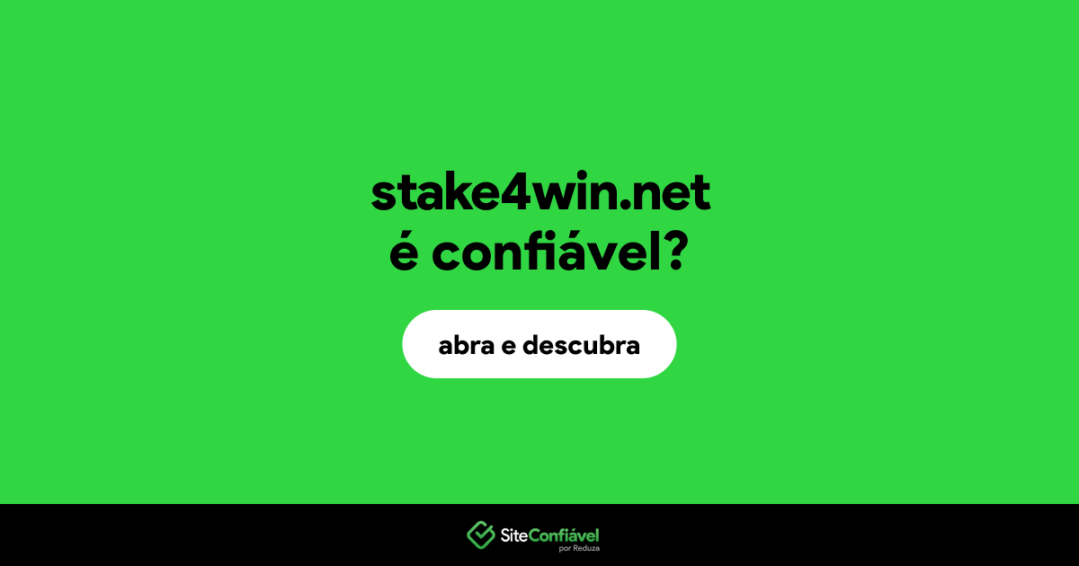 O site stake4win.net é confiável?