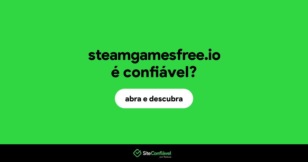 O site steamgamesfree.io é confiável?