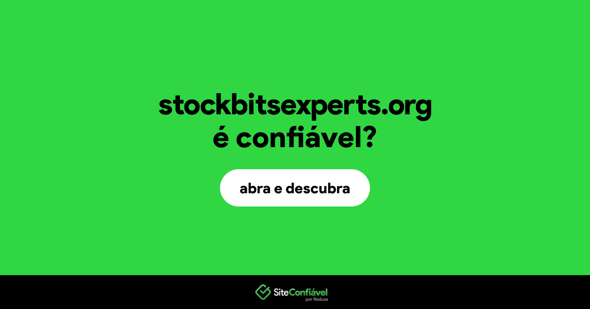 O site stockbitsexperts.org é confiável?