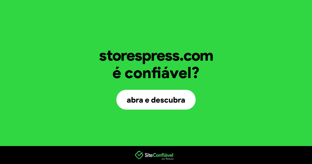 O site storespress.com é confiável?