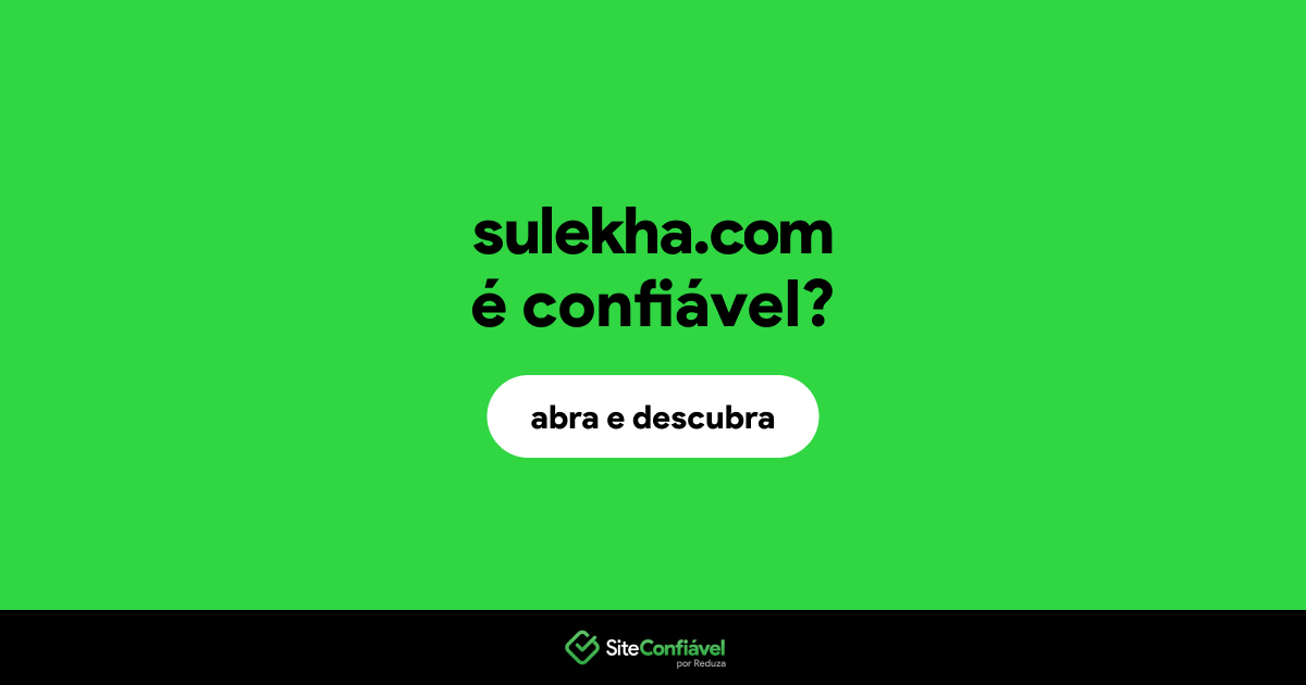 O site sulekha.com é confiável?