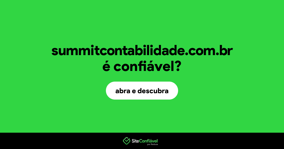 O site summitcontabilidade.com.br é confiável?