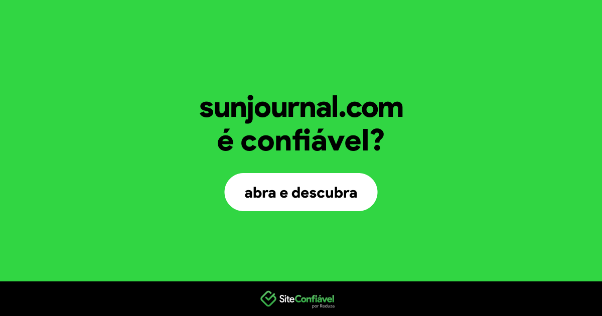 O site sunjournal.com é confiável?