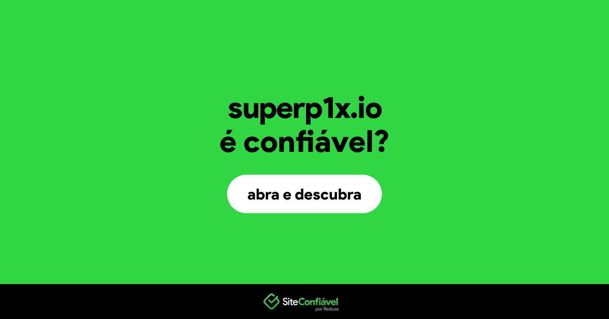 O site superp1x.io é confiável?