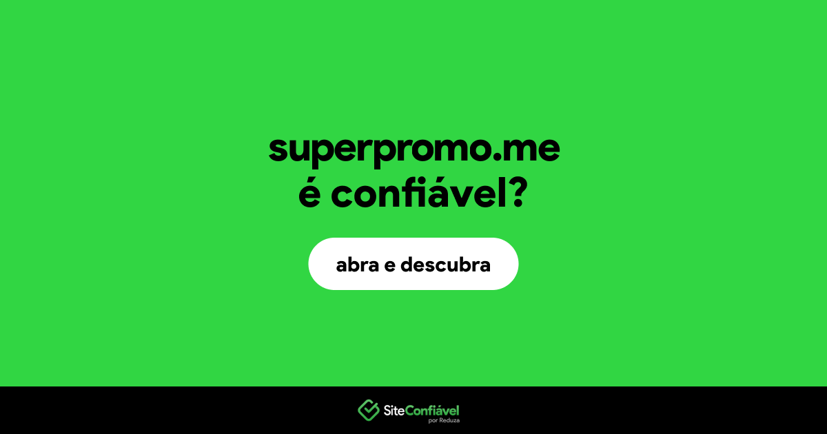 O site superpromo.me é confiável?