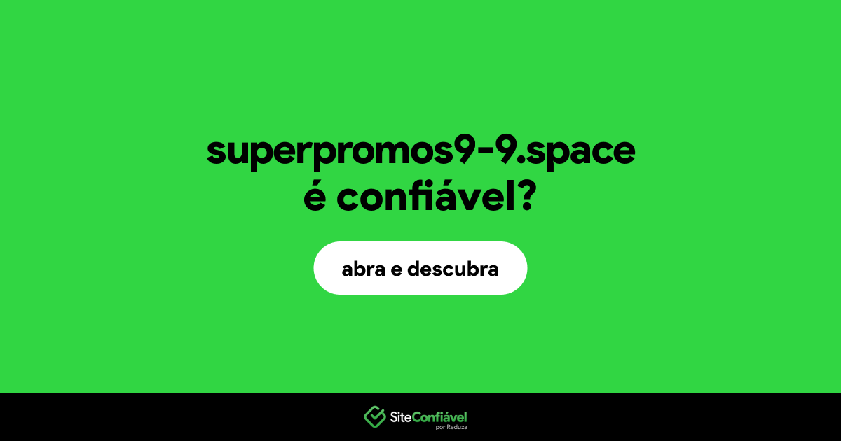 O site superpromos9-9.space é confiável?