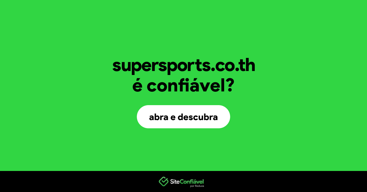 O site supersports.co.th é confiável?