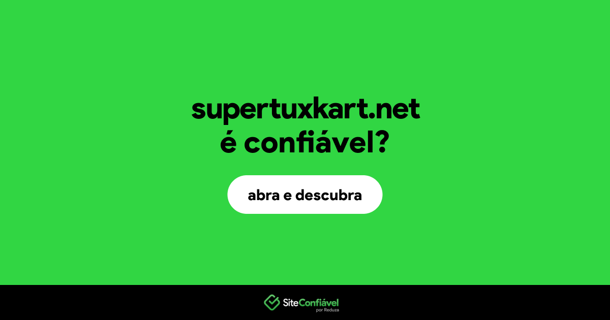 O site supertuxkart.net é confiável?