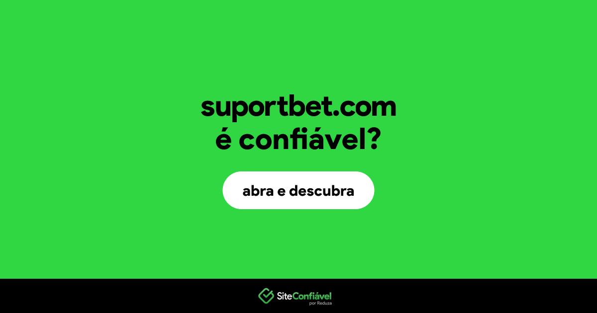 O site suportbet.com é confiável?