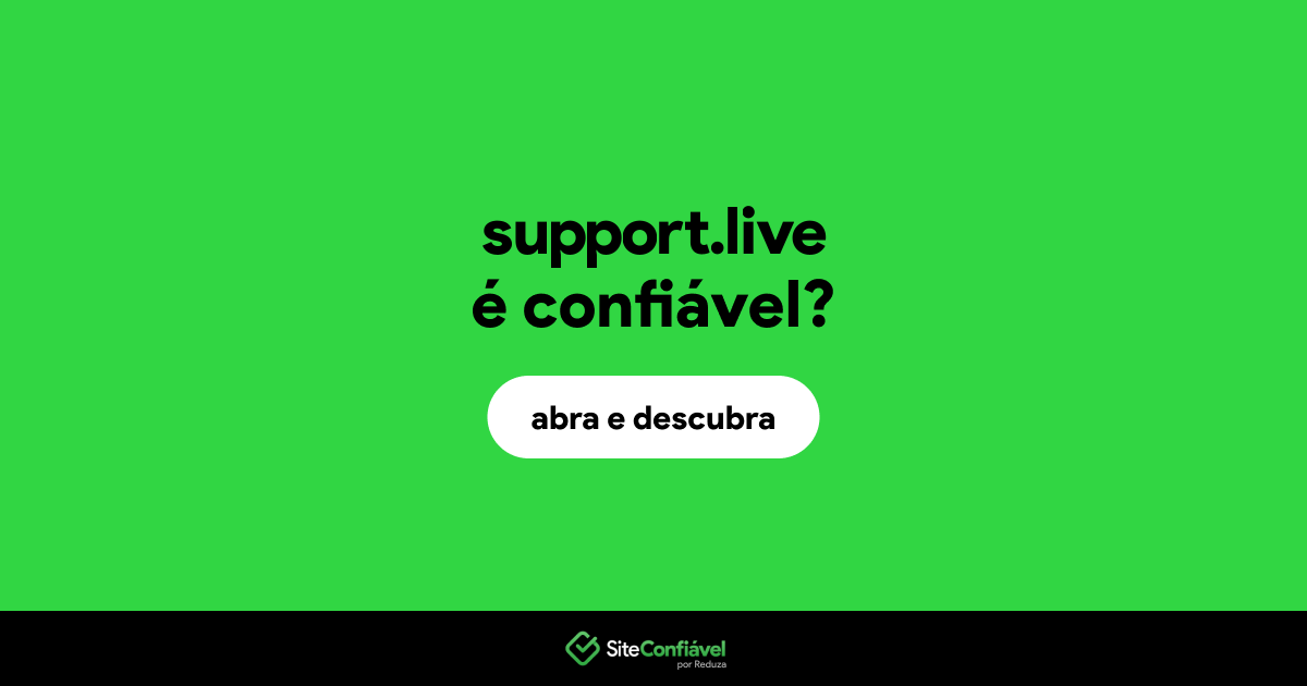 O site support.live é confiável?