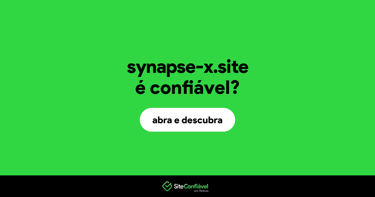 O site synapse-x.site é confiável?