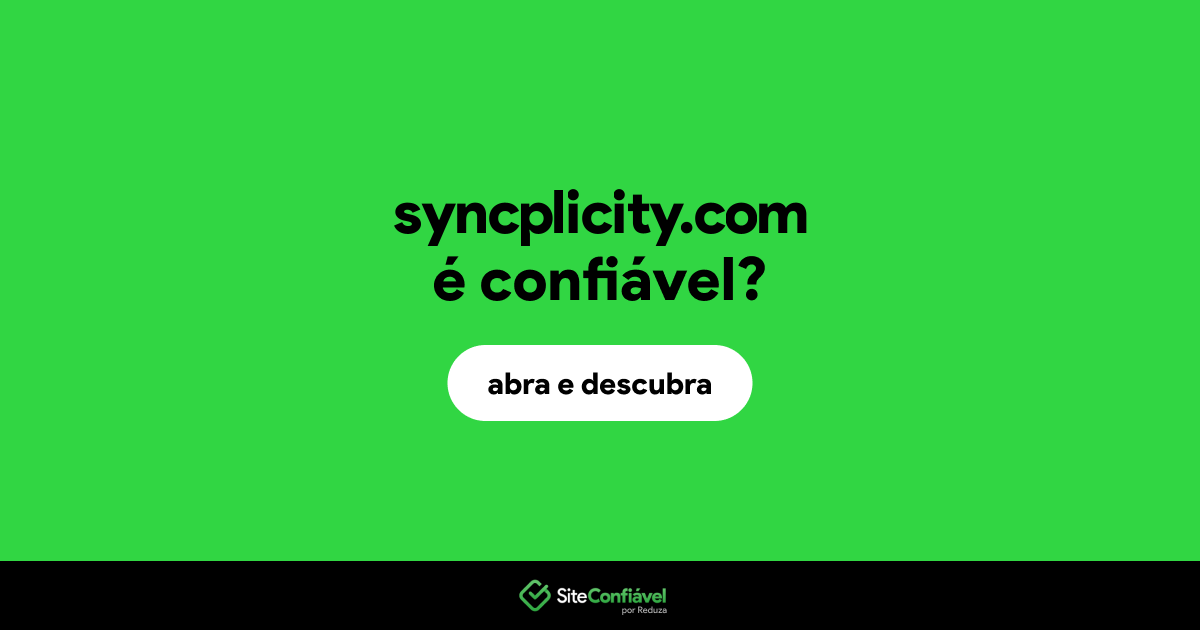 O site syncplicity.com é confiável?