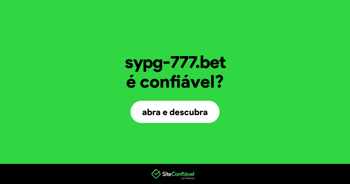 O site sypg-777.bet é confiável?
