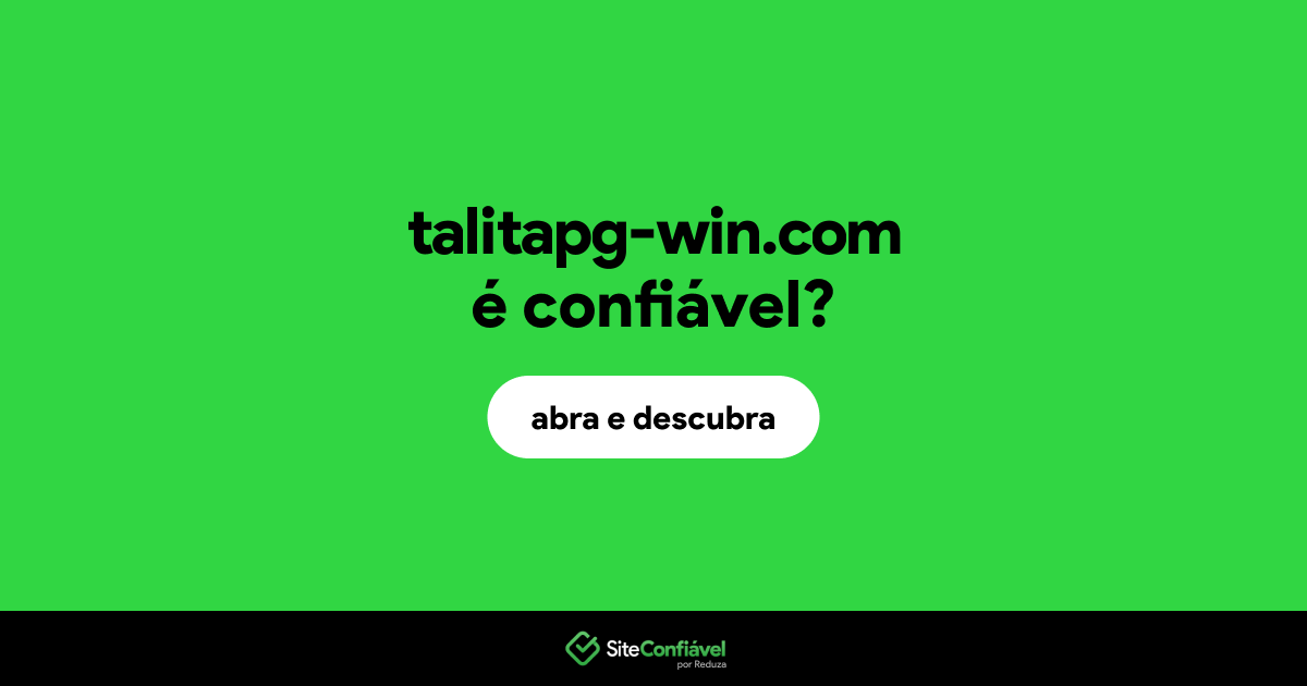 O site talitapg-win.com é confiável?