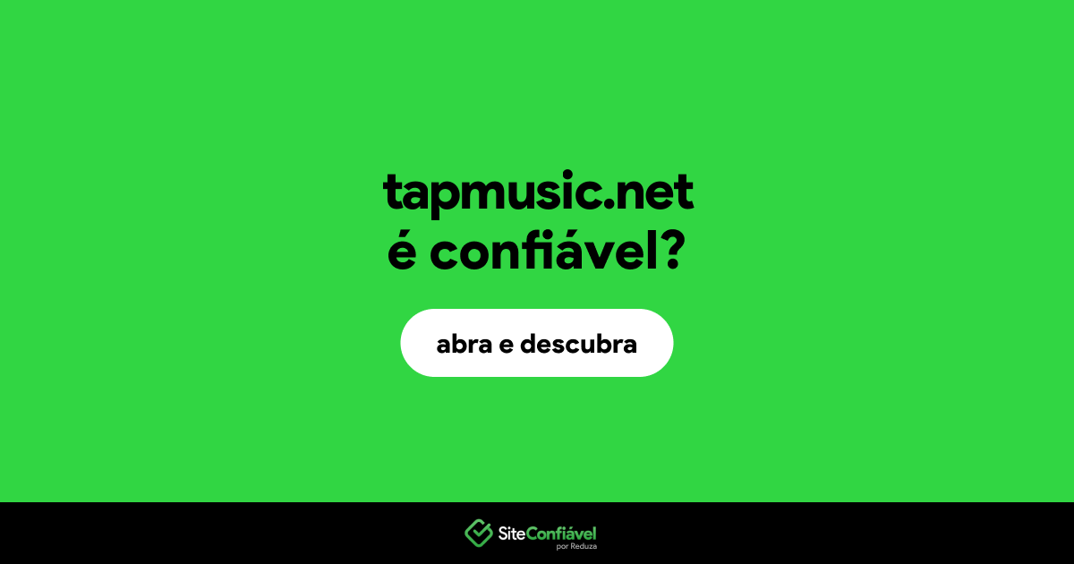 O site tapmusic.net é confiável?
