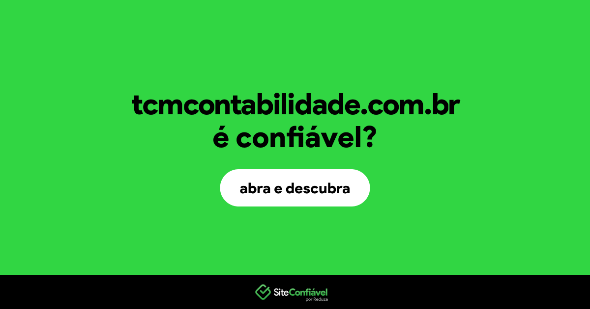 O site tcmcontabilidade.com.br é confiável?