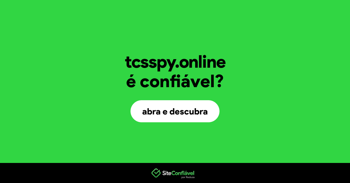 O site tcsspy.online é confiável?