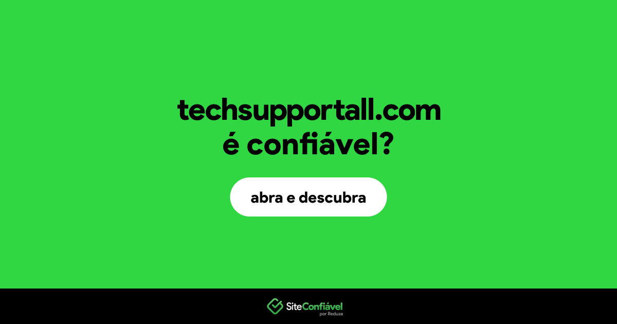 O site techsupportall.com é confiável?