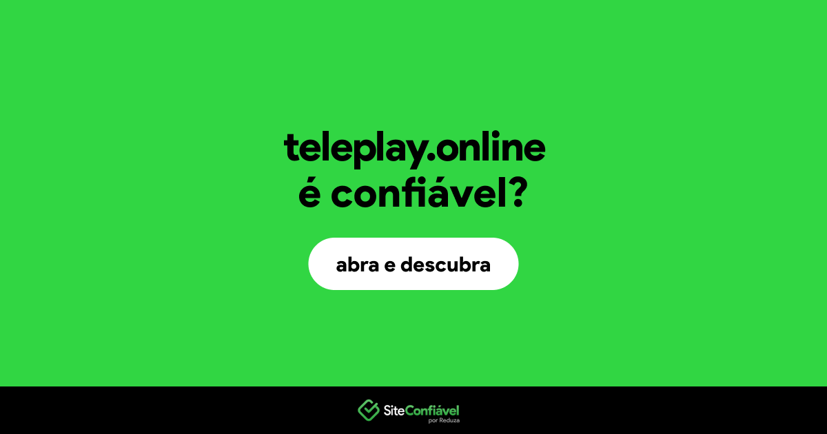 O site teleplay.online é confiável?