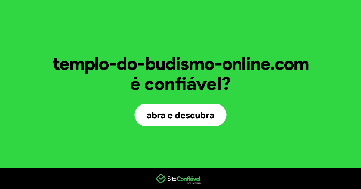 O site templo-do-budismo-online.com é confiável?